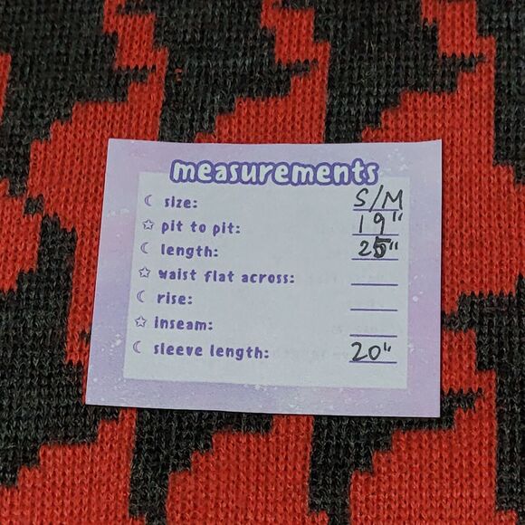 Vintage LIZ CLAIBORNE Houndstooth Cashmere Blend Sweater Sz S Mock Neck Longline - Picture 2 of 7